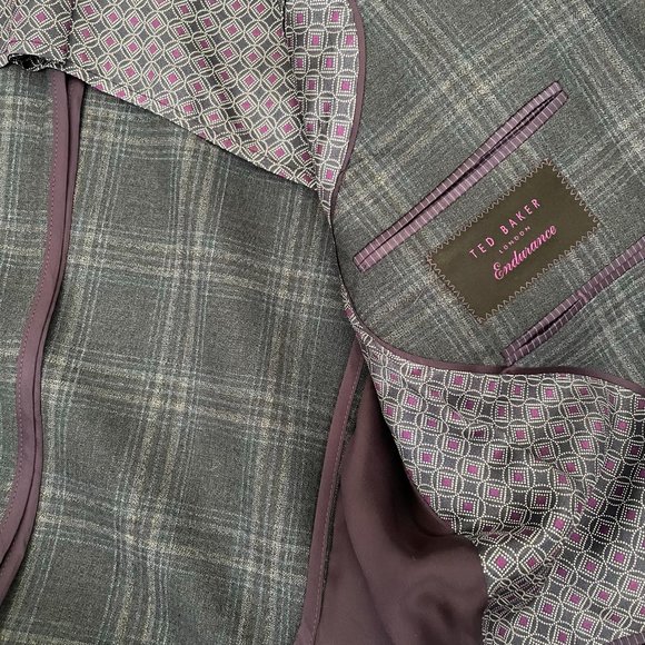 Ted Baker sport coat sz 36 38 - Picture 2 of 4